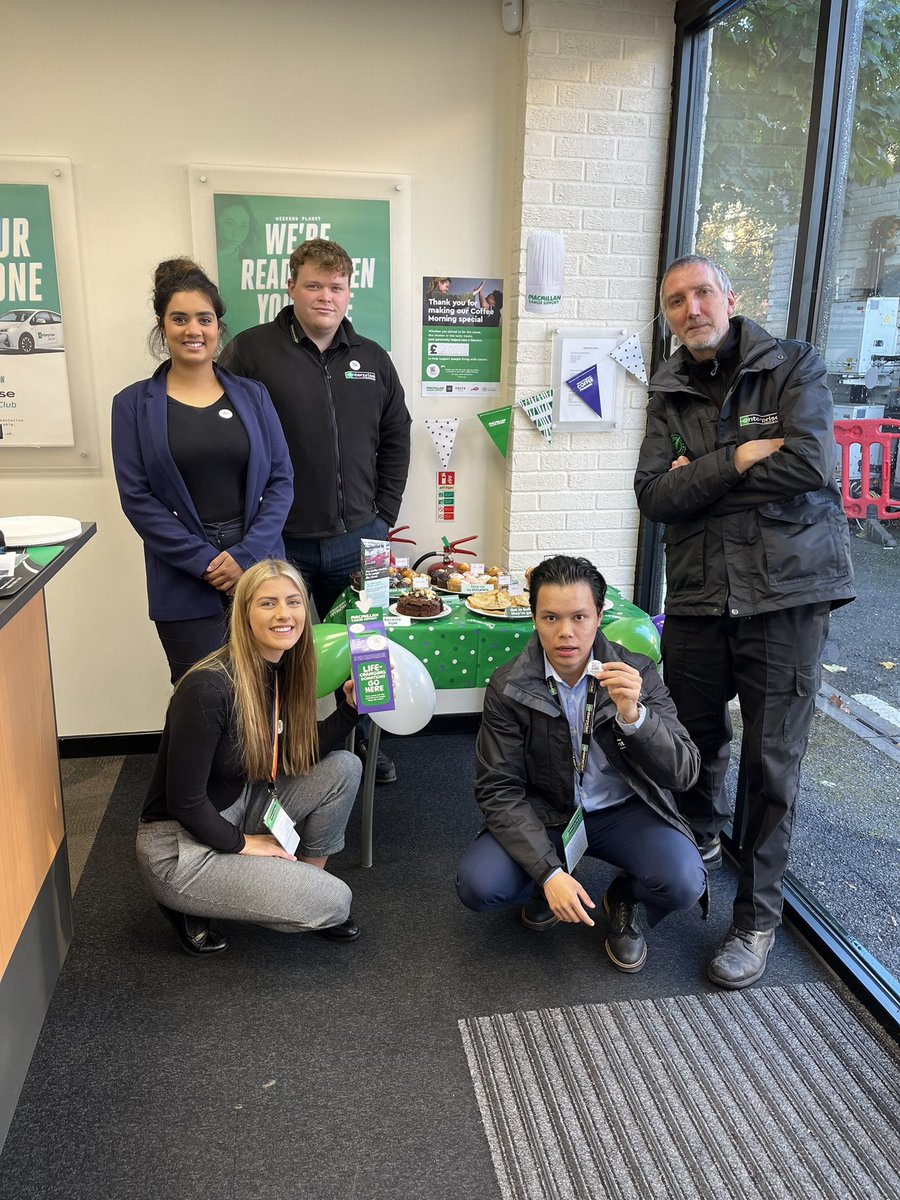 U2M2 hosting a MacMillan Coffee Morning! I have a donation page if anyone would like to donate thyg.uk/BUS007304287 #StrengtheningOurCommunities