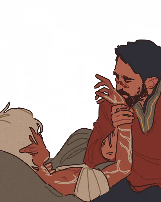 The only colored sketch I have of them rn jhgugih 