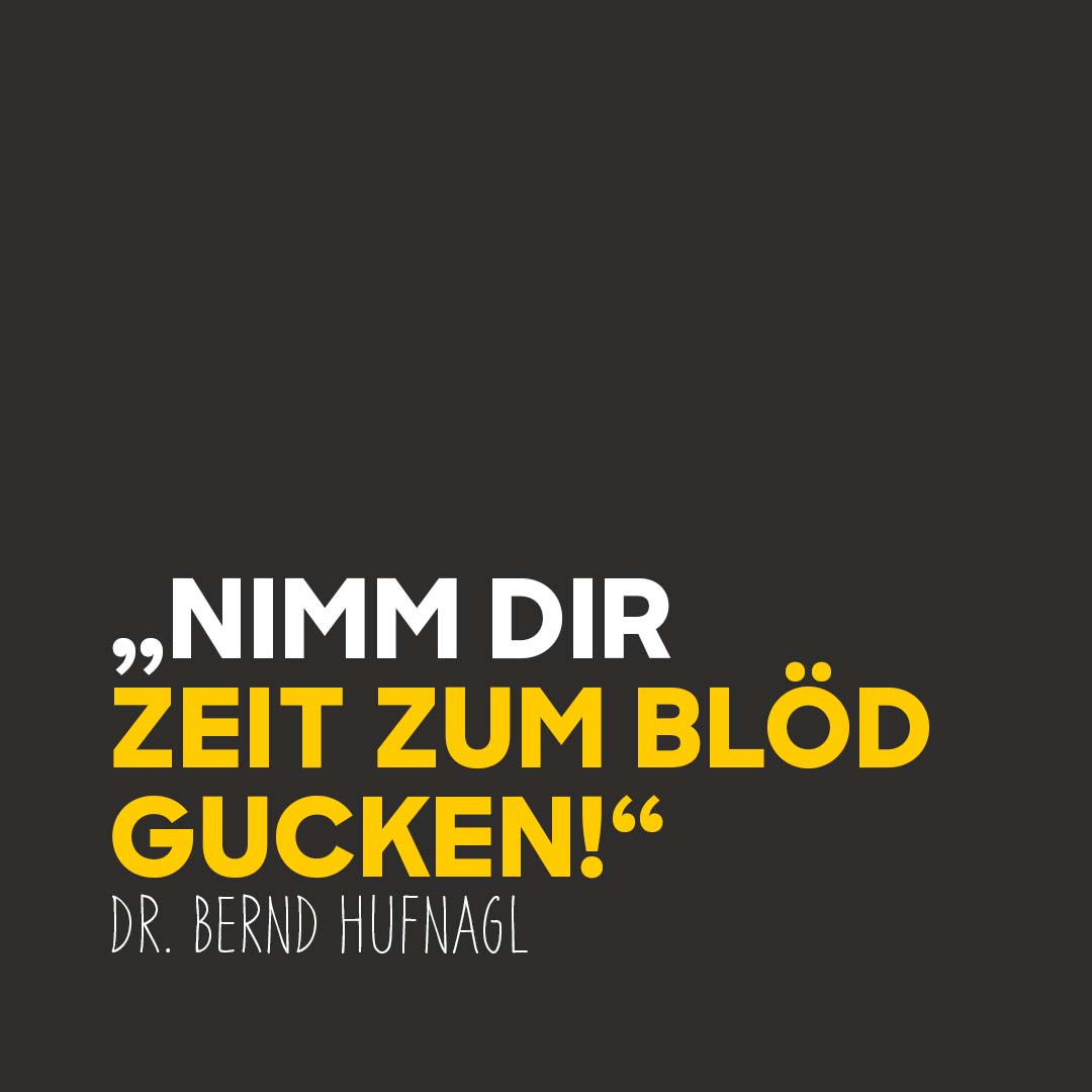Wir ergänzen heute einen Punkt auf unserer To-do-Liste: 3-Minuten aus dem Fenster gucken! 🤓

#auszeit #konzentration #zitat <a href="/bernd_hufnagl/">Bernd Hufnagl</a>