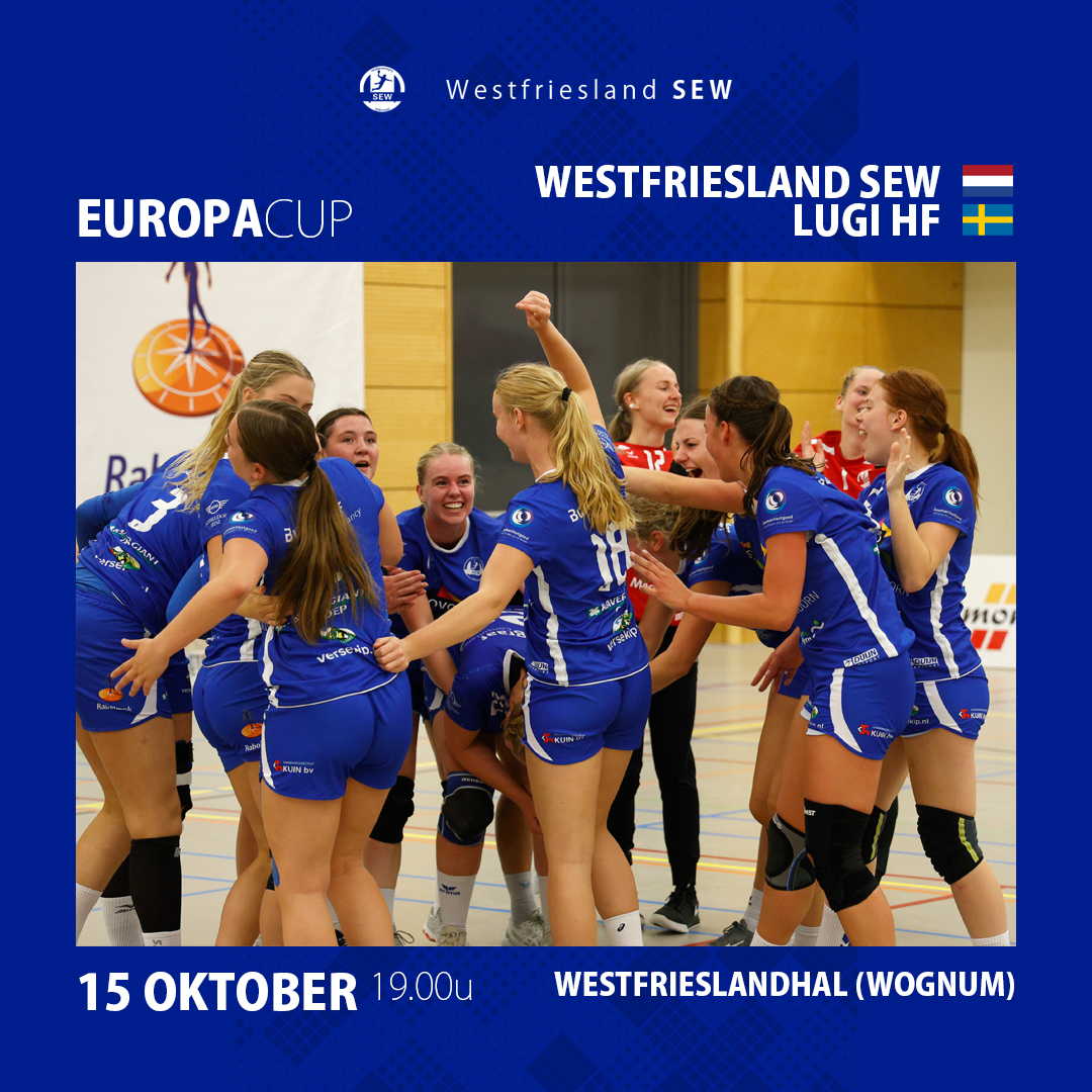 Kaartverkoop Europacup van start!

Zaterdag 15 oktober om 19.00 uur is het zover, het Zweedse Lugi HF komt dan op bezoek om te strijden voor een plekje in de volgende ronde van de Europacup.

Zorg dus dat je snel jouw ticket veilig stelt want vol=vol!
wfsew.nl/europacup.