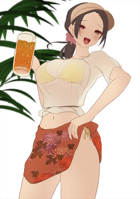 「お酒はハ・タ・チから♪」
 「おっぱいは何歳から解禁ですか?」
「幼児で卒業だよバカ野郎。」 