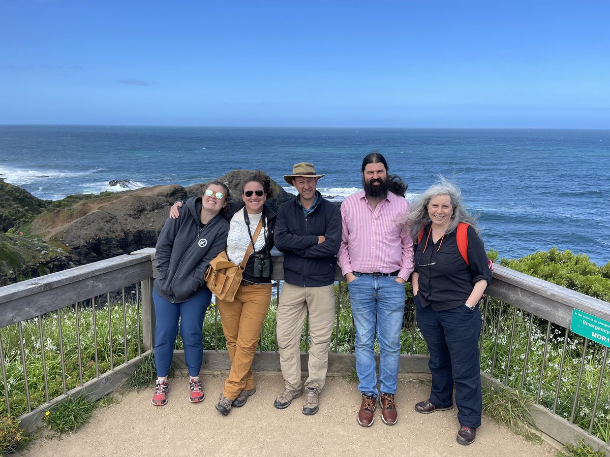 AMacGlac's tweet photo. Scoping out a new @MonashEAE Mornington Peninsula field trip with this dream team - @avifollow @adamjohnkessler @SeftonGeo @ProfAndyTomkins @RuthReef https://t.co/rBBwLFp99o