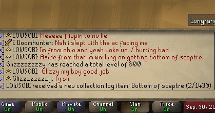 LOWSOBI's tweet photo. My daughter woke up, So I fed her a baby bottle and decided to kill a few Flesh Crawlers just to get lucky an received the Bottom of Sceptre! Getting closer and closer to assembling the Skull Sceptre!

Collection Log: 2/1430
#Runescape https://t.co/tzROa3FFYw