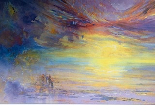 cloudsrising's tweet photo. Painting with Light in watercolour @HighamHall on 13 - 15 Nov 2022. See https://t.co/5KFVKZBrxO for details. All aspiring artists welcome.
Image: “The Silent Witnesses,” a painting of the western shores of #Cumbria by #TianaMarie https://t.co/cxGwWMbjuU