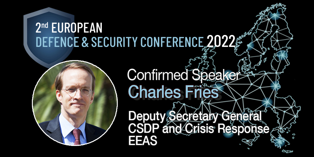 BBE_Europe's tweet photo. We are pleased to welcome @eu_eeas DSG Charles Fries, who will take part in #1session: #StrategicCompass.
Register for the #EuropeanDefenceSecurityConf, taking place on 11 October.
👉https://t.co/jD9fS4Yxsd https://t.co/ULrwACBiuH