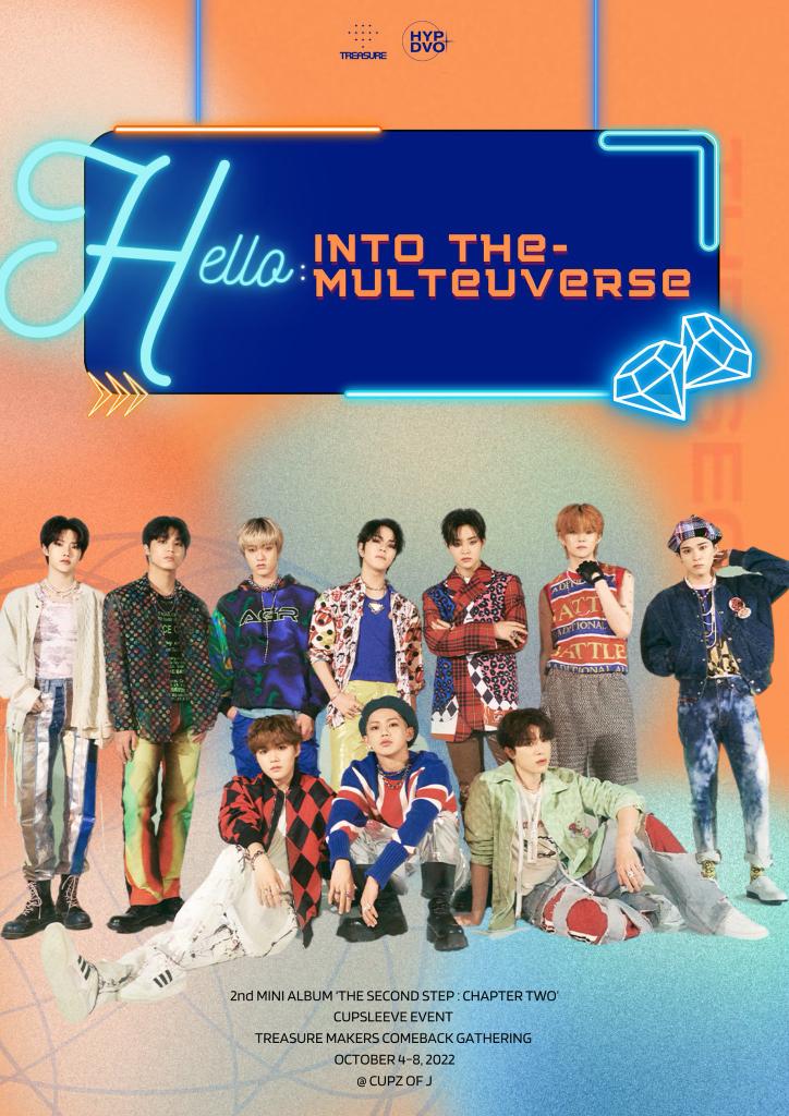 hypdavao's tweet photo. "𝑯𝑬𝑳𝑳𝑶: 𝑰𝒏𝒕𝒐 𝑻𝒉𝒆 𝑴𝒖𝒍𝑻𝑬𝑼𝑽𝒆𝒓𝒔𝒆" 𝑻𝑹𝑬𝑨𝑺𝑼𝑹𝑬'𝒔 2𝒏𝒅 𝑴𝒊𝒏𝒊 𝑨𝒍𝒃𝒖𝒎 𝑪𝒐𝒎𝒆𝒃𝒂𝒄𝒌 𝑪𝒖𝒑𝒔𝒍𝒆𝒆𝒗𝒆 𝑬𝒗𝒆𝒏𝒕 𝒂𝒏𝒅 𝑻𝒓𝒆𝒂𝒔𝒖𝒓𝒆 𝑴𝒂𝒌𝒆𝒓𝒔 𝑺𝒕𝒓𝒆𝒂𝒎𝒊𝒏𝒈 𝑷𝒂𝒓𝒕𝒚 &amp; 𝑴𝒊𝒏𝒊 𝑮𝒂𝒕𝒉𝒆𝒓𝒊𝒏𝒈 

📍@CupzofJCafe
📅 Oct 4-8, 2022 https://t.co/EPnY11mJ76
