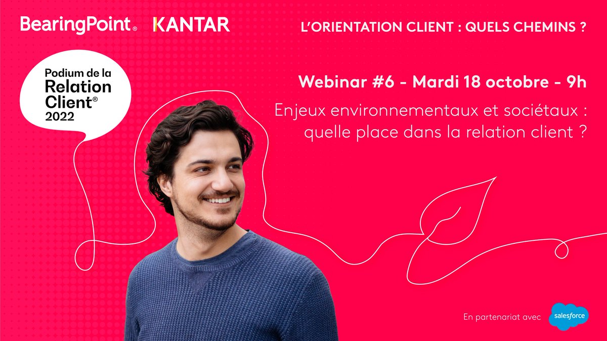 BearingPoint_FR's tweet photo. [#PRC2022] Parcours zéro carbone, traitement zéro papier, protection des données clients, engagement sociétal, quels leviers de la responsabilité sont à activer dans la #RelationClient ? 🌎

Rendez-vous le 18 octobre 👇🏻! https://t.co/RAELmGWQIn https://t.co/fGtWLyc5hl