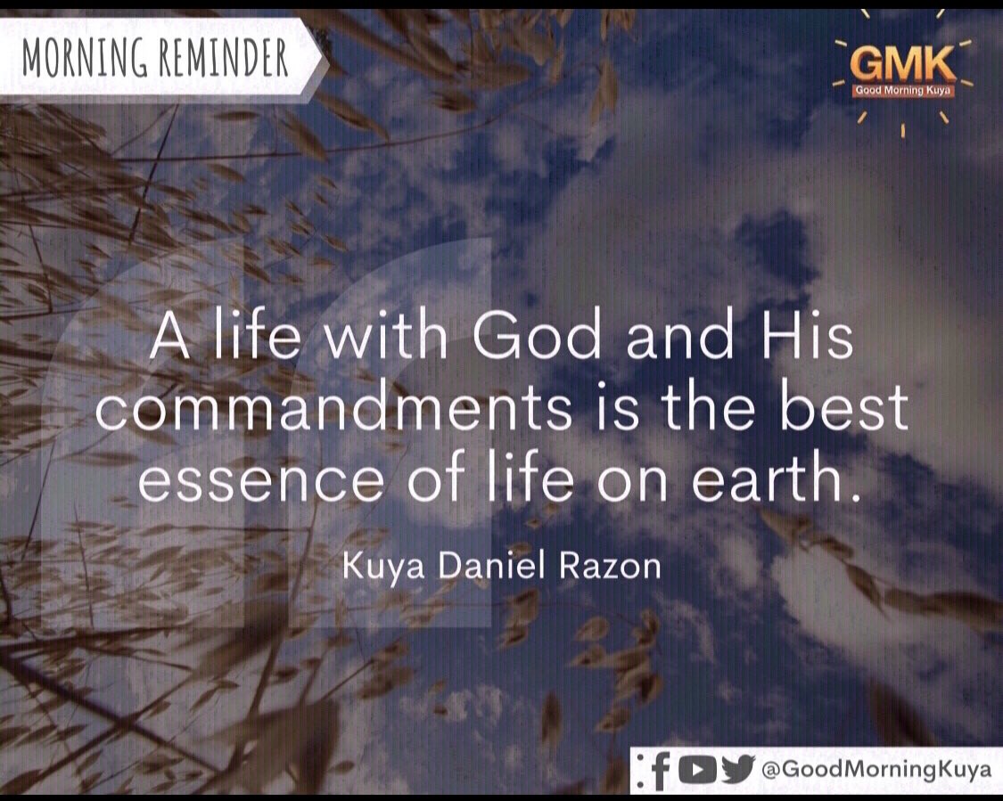 LazaroWens's tweet photo. "A life with God and His commandments is the best essence of life on earth."
-Kuya Daniel Razon
#MCGIShinesAndGiveThanks
#SPBBDay1 https://t.co/tXzBp0DFkH