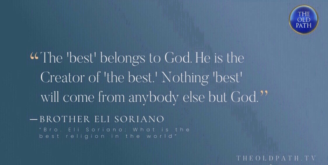 LazaroWens's tweet photo. "The 'Best' belongs to God. He is the Creator of the 'best!' Nothing 'best' will come from anybody else but God."
#MCGIShinesAndGiveThanks
#SPBBDay1 https://t.co/ODDEi6yB5b