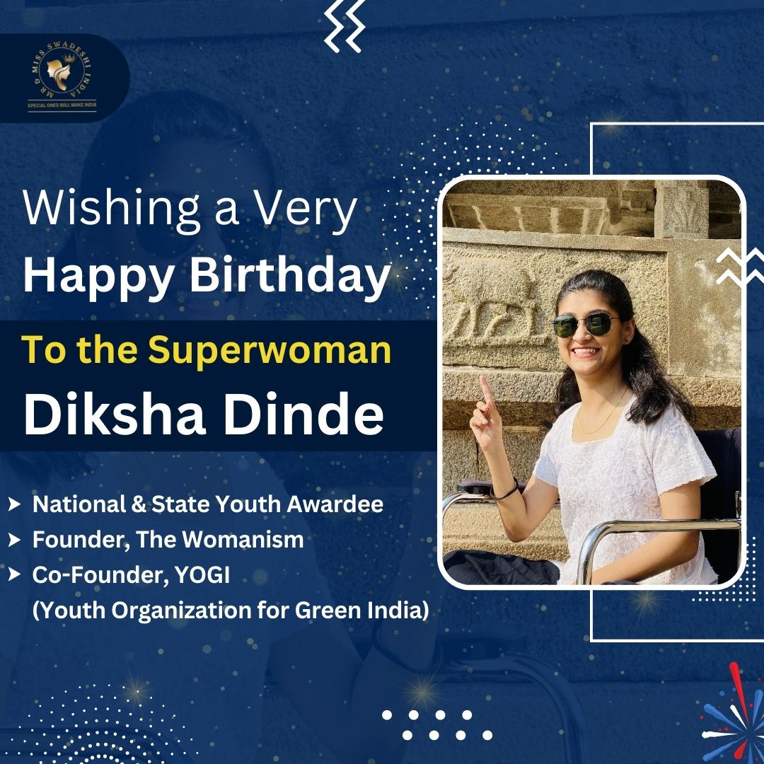 theswadeshindia's tweet photo. You’re truly a ray of sunshine & inspiration to everyone. Very Happy Birthday To You✨️🥳🏅🙂
#theswadeshiindia #india #birthdaywishes #fashionista #fashionshow #divyang #speciallyabled #pune #nagpur #maharashtra #hashtagindia @DikshaDinde https://t.co/G3oe8Trusd