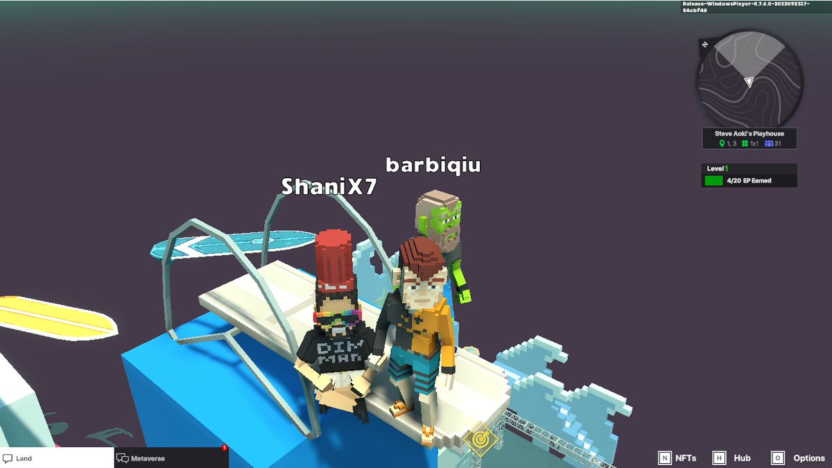 lillyyy9977's tweet photo. @TheSandboxGame @steveaoki I just participated in the #SandboxAlphaS3Giveaway for a chance to win 500 SAND! Found the high diving board in @steveaoki's Playhouse, check out my screenshot below!
👇

meet me from top https://t.co/91Sf6hbvy7