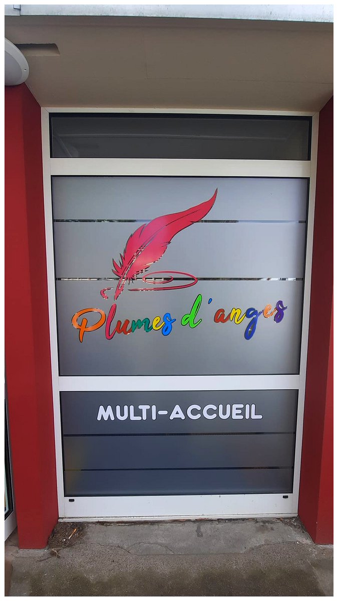 LPHurleventBLF's tweet photo. Un projet de + pour la section Enseigne &amp; Signalétique : création du logo et habillage des nouveaux locaux de l’espace Multi-Acceuil « Plumes d’Anges » de la ville de #BEHREN en partenariat avec ACLEF et la Mairie.
@behrenlesforbach
@dferrau57
@Cite_educBehren
@C_linn1 https://t.co/kPTelpUwZ1