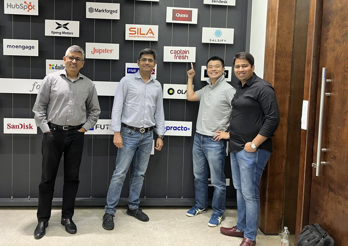 Visited <a href="/matrixindiavc/">Matrix Partners India is now Z47</a> Bombay office and had a discussion with <a href="/tarun_davda/">Tarun Davda</a> and <a href="/rbalaraman/">Rajinder Balaraman</a> - Indian venture capitalists who we respect a lot! Looking forward to making more co-investments in near future!