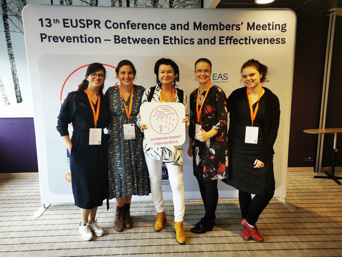<a href="/KivaSchool/">KiVa</a> goes to #EUSPR2022 #Tallinn! Inspirational symposium on implementing KiVa in three different contexts: Finland, Estonia and UK! @CSalmivalli <a href="/ProfLucyBowes/">Lucy Bowes</a> <a href="/InaHarj/">Inari Harjuniemi</a> and Kristiina Treial #kiusamisvabakool #prevention #intervention