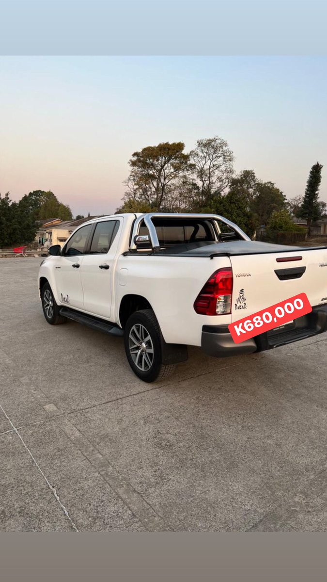 iAdfyonse's tweet photo. 2018 Toyota Hilux Dakar 
-Mileage: 44,050Kms
- Price: K680,000 
Location Kitwe 

Contact 
(IAdfyonse on WhatsApp https://t.co/uS3l5UuCS9)
+260772353838 
+260968592782 Fred 
+260960778035 Paul 
📧iadfyonsequality@gmail.com https://t.co/GjtdyQj5We