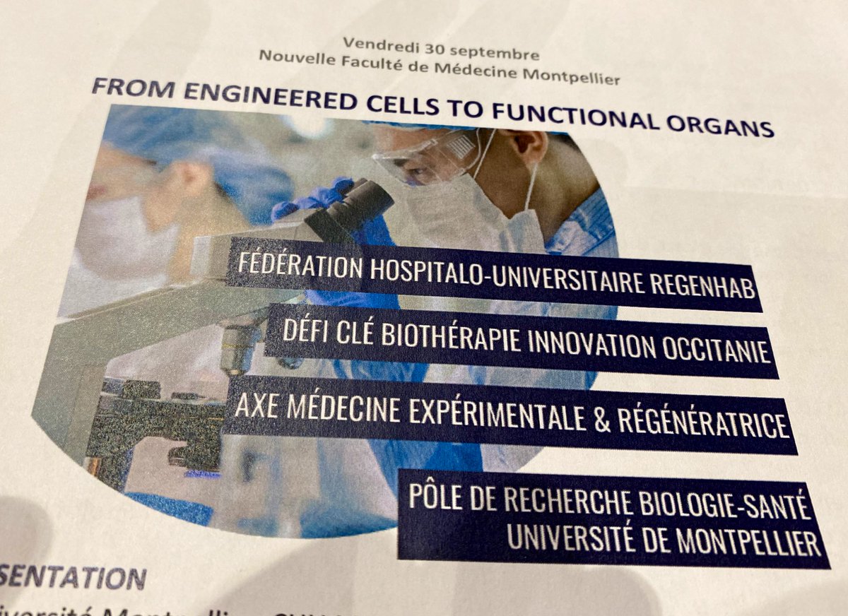 My pleasure to share our research on #extracellularvesicles today in beautiful Montpellier at their Biotherapy Innovation conference