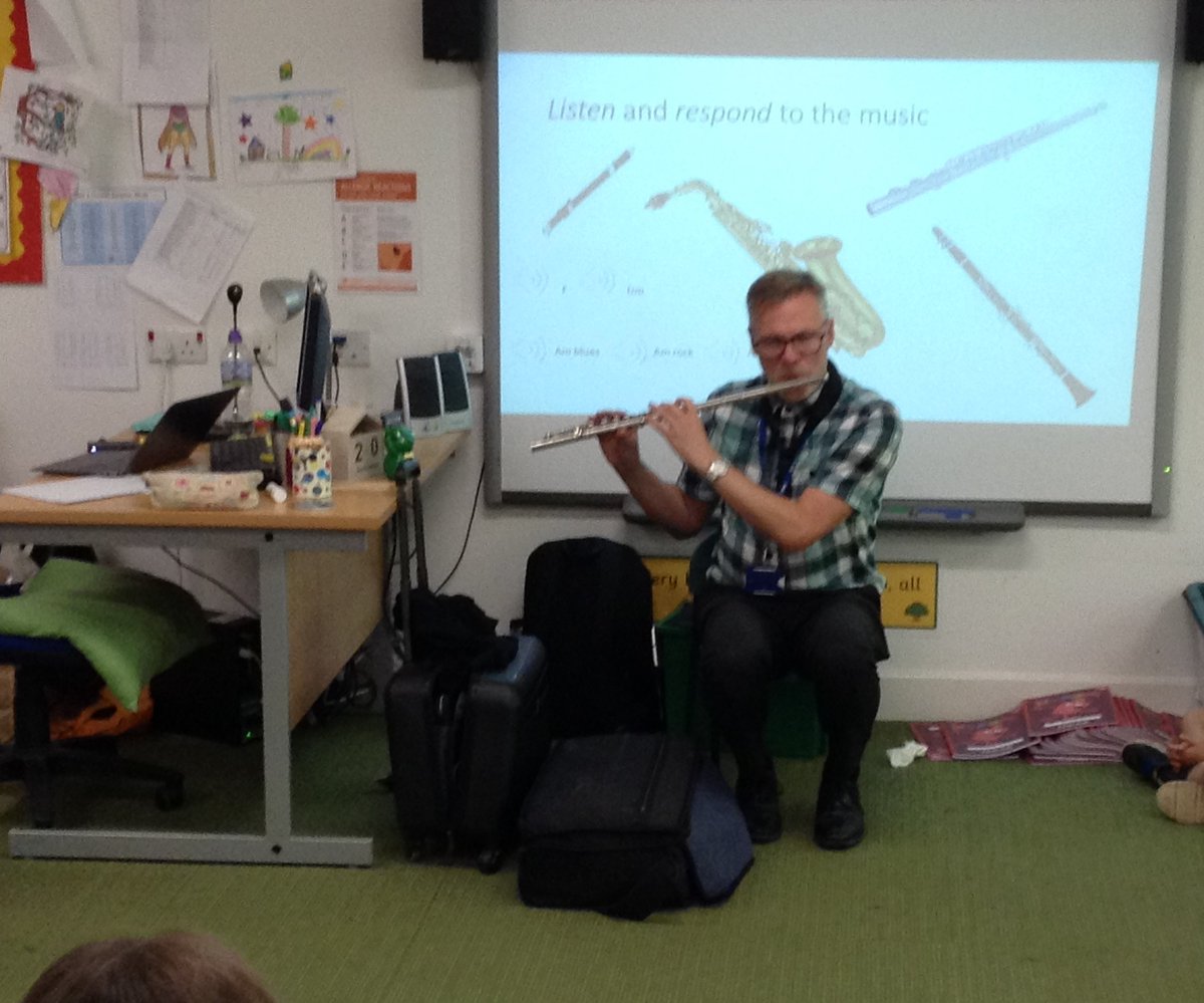 Year 2 enjoyed their first music lesson with Mr Salt this week!