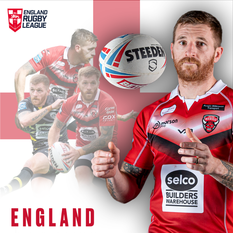 SalfordDevils's tweet photo. Andy Ackers, Marc Sneyd and Kallum Watkins have all been called-up to the @England_RL squad for the #RLWC2021!

A phenomenal achievement, lads! 🦁

💪 #TogetherStronger | 🔴👹