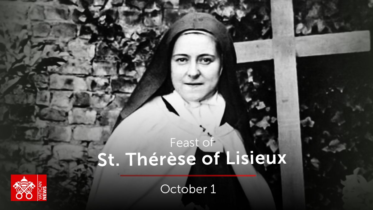 Today is the feast day of Saint Thérèse of Lisieux. In 1997, Pope St. John Paul II proclaimed her a Doctor of the Church: only the third woman to receive the honor, after Sts. Catherine of Siena and Teresa of Avila. 

vaticannews.va/en/saints/10/0…