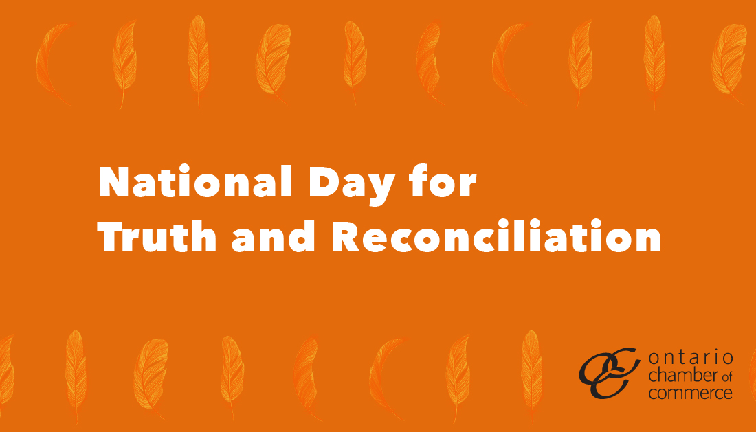 OntarioCofC's tweet photo. Today marks National Day for Truth and Reconciliation, an opportunity to amplify Indigenous voices and deepen our collective understanding of the history and legacy of residential ‘schools’. Read the release: https://t.co/lXsED6hdnt https://t.co/YuaKafbmoS