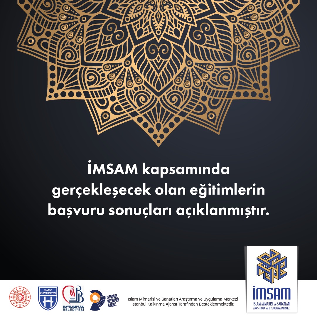 halicimsam's tweet photo. Kıymetli Adaylarımız;
Lütfen başvuru sonucunuzu öğrenmek için mailinizi ve mesaj kutunuzu kontrol etmeyi unutmayınız.
İhtiyaç halinde imsam@halic.edu.tr mail adresinden proje ekibine ulaşabilirsiniz.
#halicimsam #imsamliolmak #islammimarisi https://t.co/eUexu1KRaJ