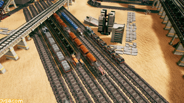 famitsu's tweet photo. 『RAILGRADE』がSwitch、PC向けに本日（9/30）より配信開始

鉄道網を設計し、資源を効率よく運んでいく鉄道経営シミュレーション。さまざまなタイプの列車を活用して、最小のリスクで最大の効率を発揮するようにうまく鉄道を建築していこう

#RAILGRADE 

 https://t.co/1aCo6me0Jr https://t.co/EAKVarMYON