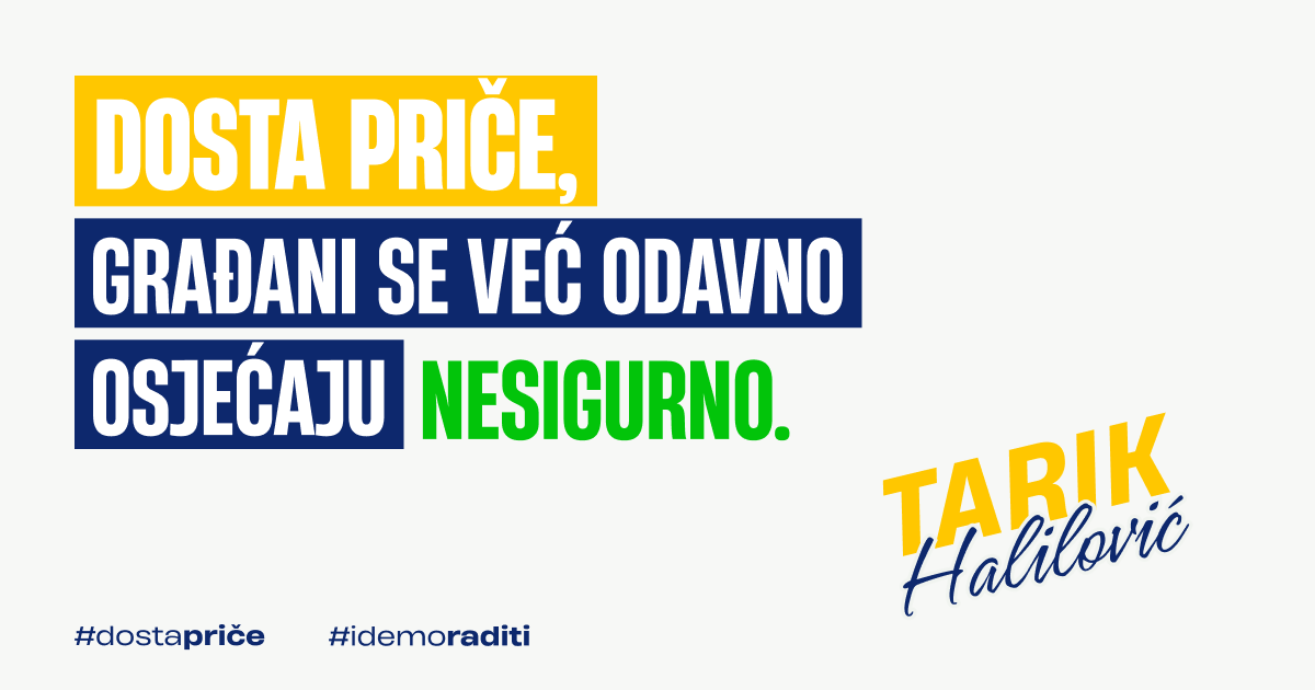 halilovic_tarik's tweet photo. Jedino što je sa njima sigurno jeste da će naša država biti NESIGURNO!
Mi volimo ovu državu, ali ne volimo lopove! 🇧🇦✅
Glasajte za promjenu! ❤️
#TarikHalilović #TH22 #Tarik #Halilović #dostapriče #idemoraditi #Izbori22 #OpćiIzbori22 #ZDK #Visoko #Zenica #Tešanj #Kakanj https://t.co/nhpPnWwJn1