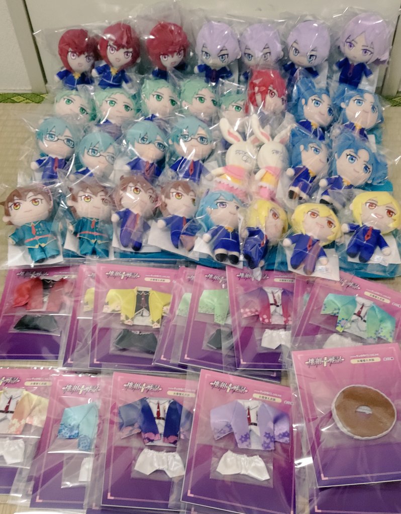「桃組ぬい届きましたぁぁぁぁあ!!!!かわいい!!かわいいよぉ幸せすぎるあとで開け」|鞠月ハル🍑5/3SCCのイラスト