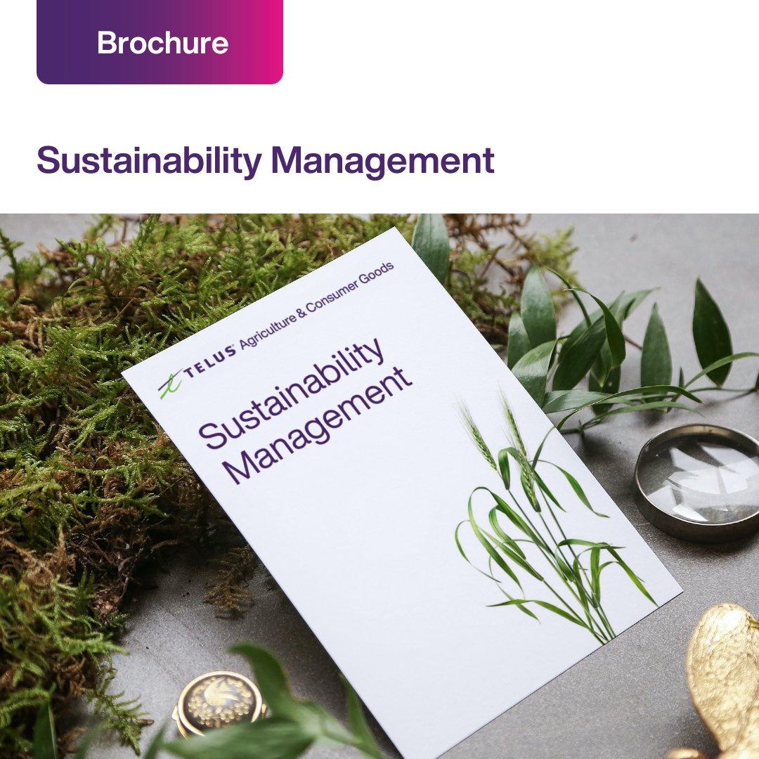 Let's make food production more sustainable. Sustainability Management offers a flexible, modular solution to collect and analyse sustainability data at any level of the supply chain. Find out more by downloading our Sustainability Management brochure here hubs.ly/Q01nFjdD0