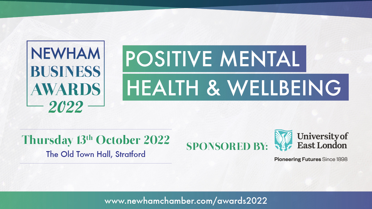 newhamchamber's tweet photo. POSITIVE MENTAL HEALTH &amp; WELLBEING

Thank you to everyone who entered. 

Congratulations to the shortlisted entries:
-@BlitheYoga
-@HP_MOS
-@ICTraining_

Award sponsored by @UEL_News

#NewhamBusinessAwards #NBA22 #Newham #Shortlisted #Congratulations https://t.co/h72nkDG6Qr
