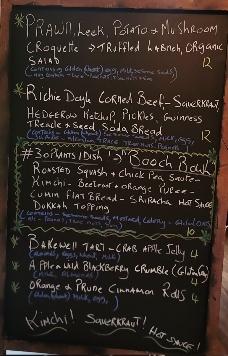 BiaBooch's tweet image. Tomorrow WILL BE SUNNY 🙏We will be Boochin at The Farm Shop Wexford tomorrow (sat 1st) Rain wont stop The Booch Train!! 😎Lots of gorgeous #flavourfirst healthful foods,Kombucha,pickles, Sauerkraut 
Menu 👇
Inspiration :@MRuffley for the Bakewell 💚