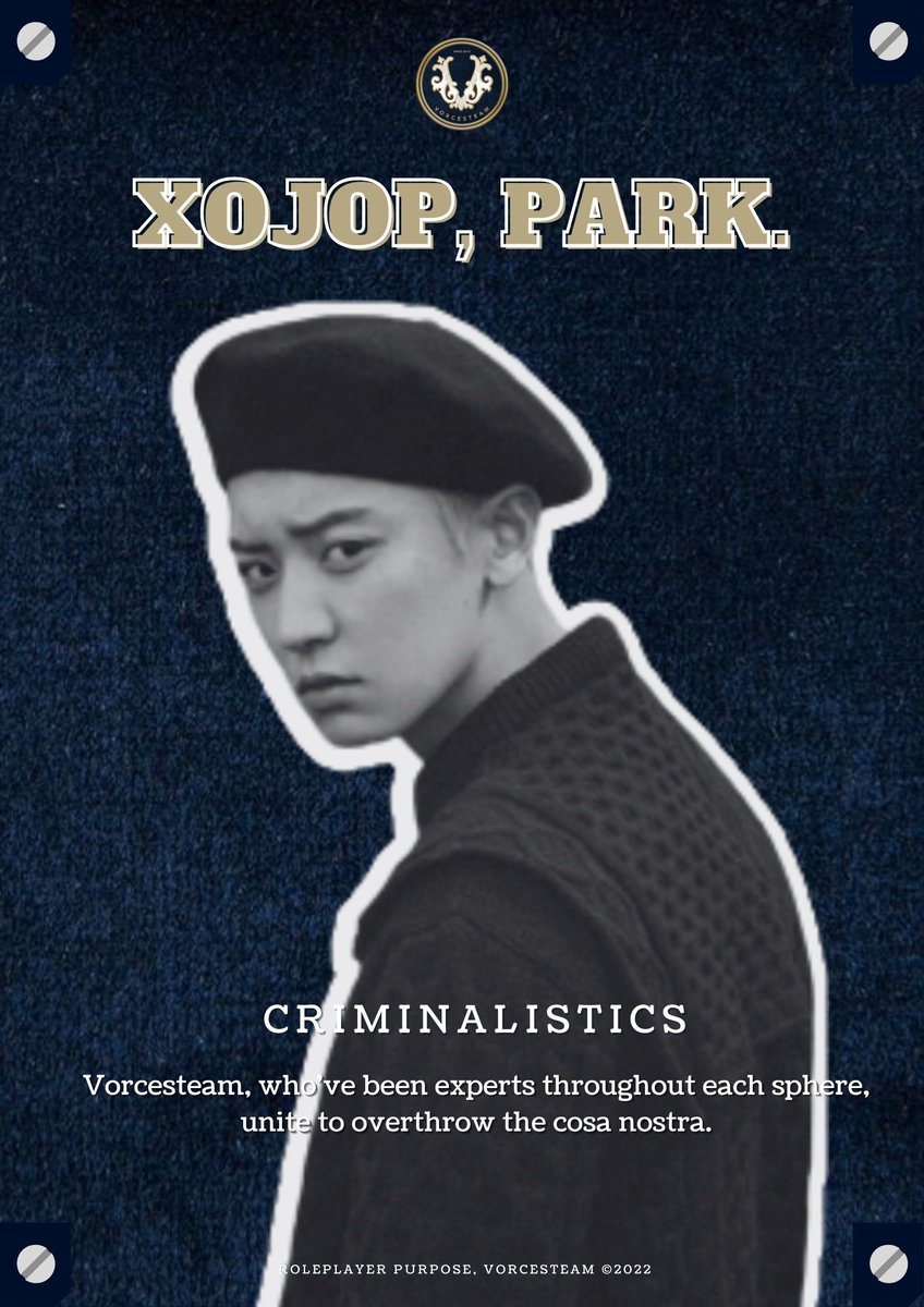 ┄─ ⌕ Tell him about crime, he have a chemistry of blood. But actually a sloppy yet childish person inside, 𝐗𝐨𝐣𝐨𝐩.