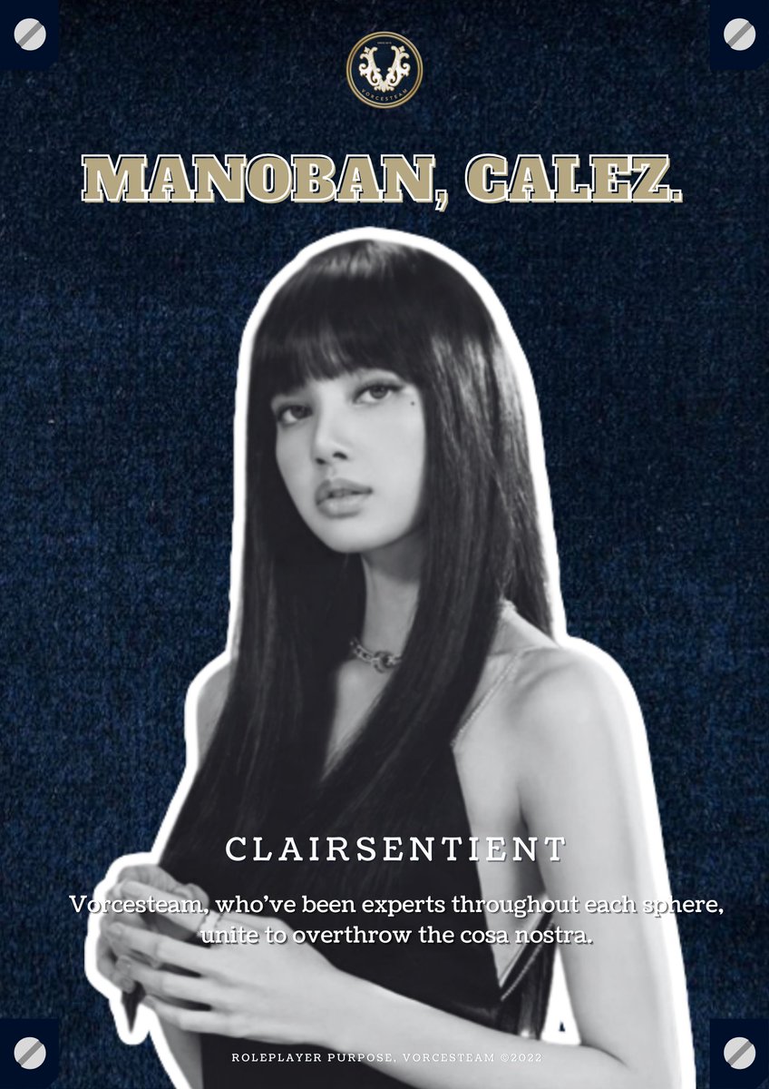 ┄─ ⌕ She can feels the soul of a person and put herself into their emotions, feeling, perceptions and inerpets them, 𝐂𝐚𝐥𝐞𝐳.