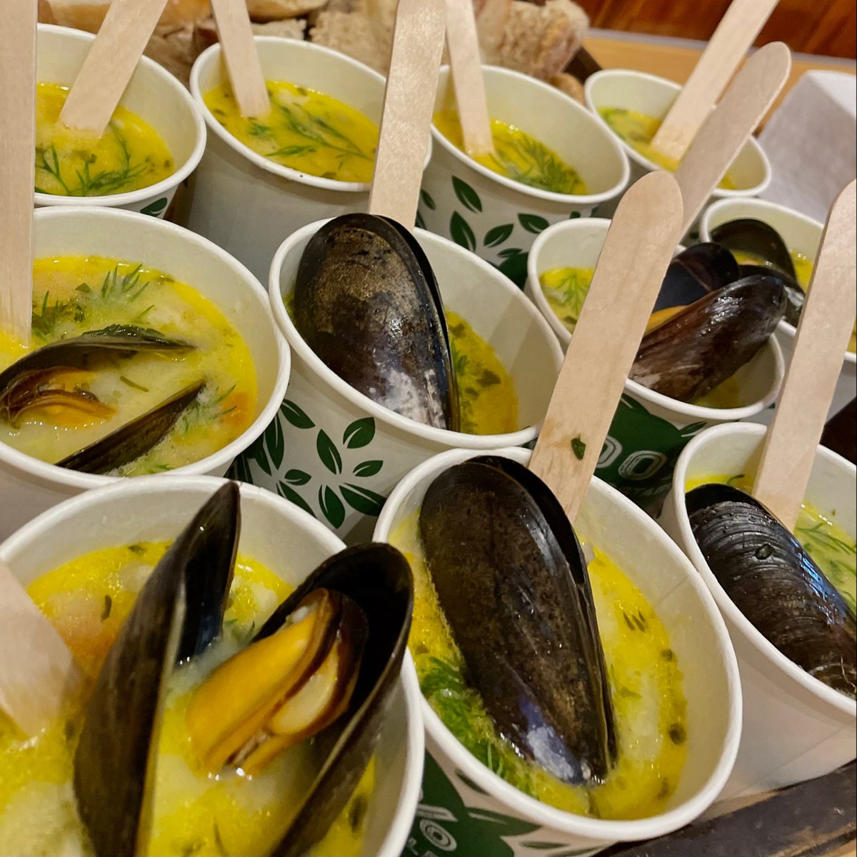 ScotlandSalmon's tweet photo. We're at #ShetlandClimateWeek today, talking about #ScottishSalmon's low #CarbonFootprint; checking out a scale model of a salmon farm from our member organisation, @CookeScotland; and sampling some delicious local produce π https://t.co/2eTkAtPkVm