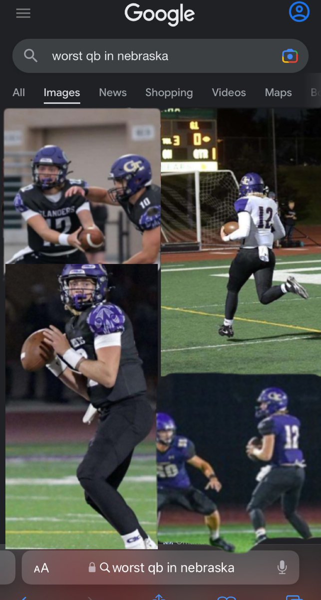 barstoolcatz's tweet image. Grand Island QB @CohenEvans1 has been feeling dangerous this season… 1 passing TD, 5 INT, 39.6 QBR, 46% completion, 16 Punts