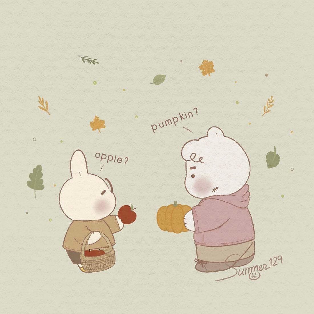 _summer129_'s tweet photo. Fall food trade ๐๐๐
.
.
.
.
.
.
.
.
#fallarts #autumnvibes #polarbear #bearcubs #๋ถ๊ทน๊ณฐ #bunny #ํ ๋ผ #ํ ๋ผ์ง์ฌ #kawaiiart #kawaiidrawing #chibidrawing #procreatedrawing #_summer129_ https://t.co/XLEbG9XqIb