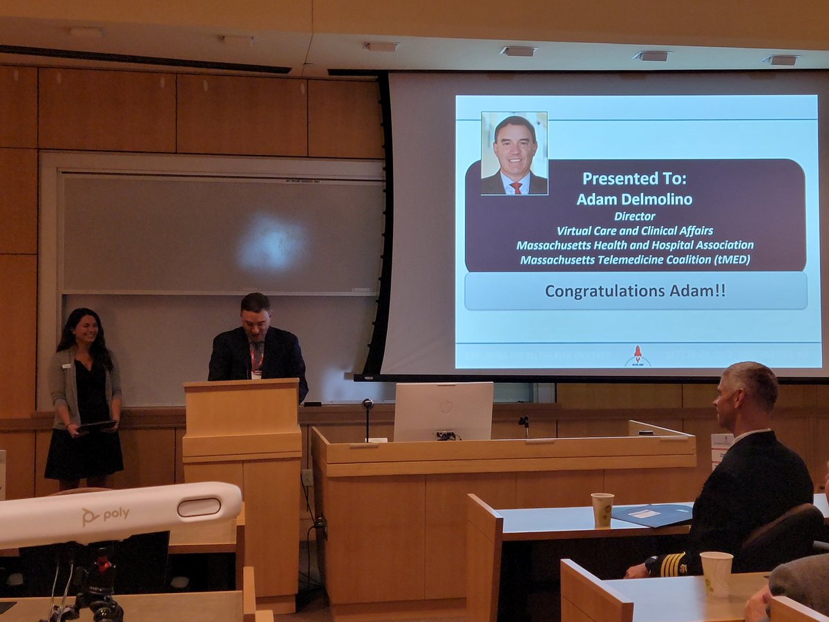 NortheastTRC's tweet photo. We are so thrilled to announce our 2nd annual Michael Edwards award  winner; Congratulations @adamdelmolino of @MAHealthHosp ; incredibly well deserved!! 

Thank you for the work you do and allowing NETRC to be a part! 
#NETRC22 https://t.co/xmBl3NiI3E