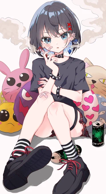 #今月描いた絵を晒そう ほとんど創作描いてました 