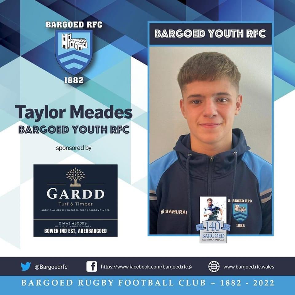 Good luck for this season Taylor and team! Pleasure to support the skipper of <a href="/BargoedY/">Bargoed Youth</a> 🏉