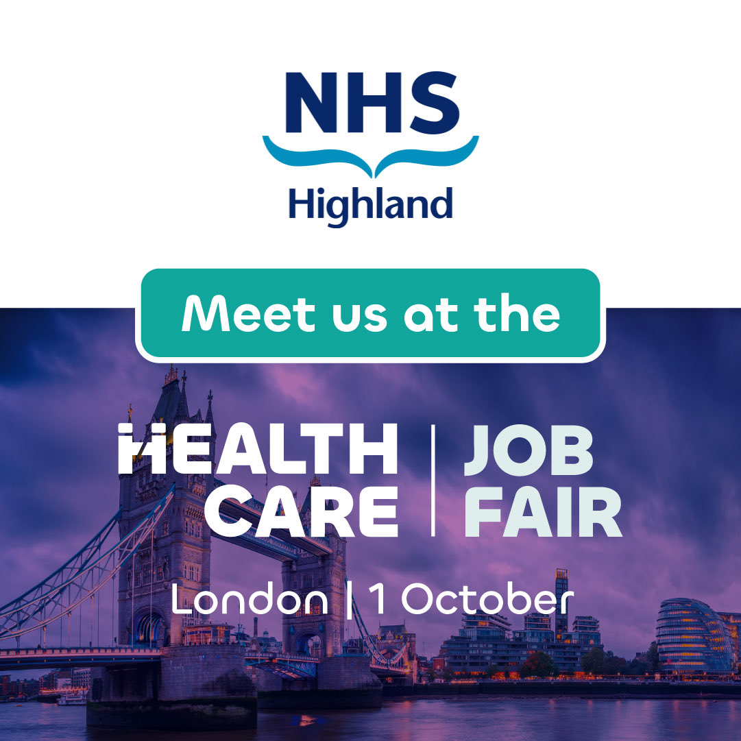 ⁦@NHSHighland⁩ come and meet us in London tomorrow!!