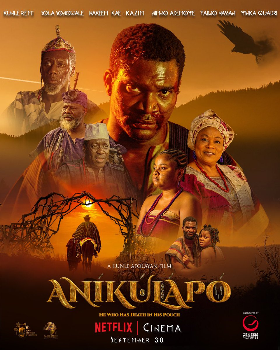 NSilverScreen's tweet image. 'Anikulapo' is now showing in cinemas and on @NetflixNaija!