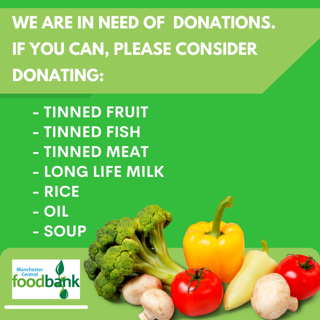 McrFoodbank tweet picture