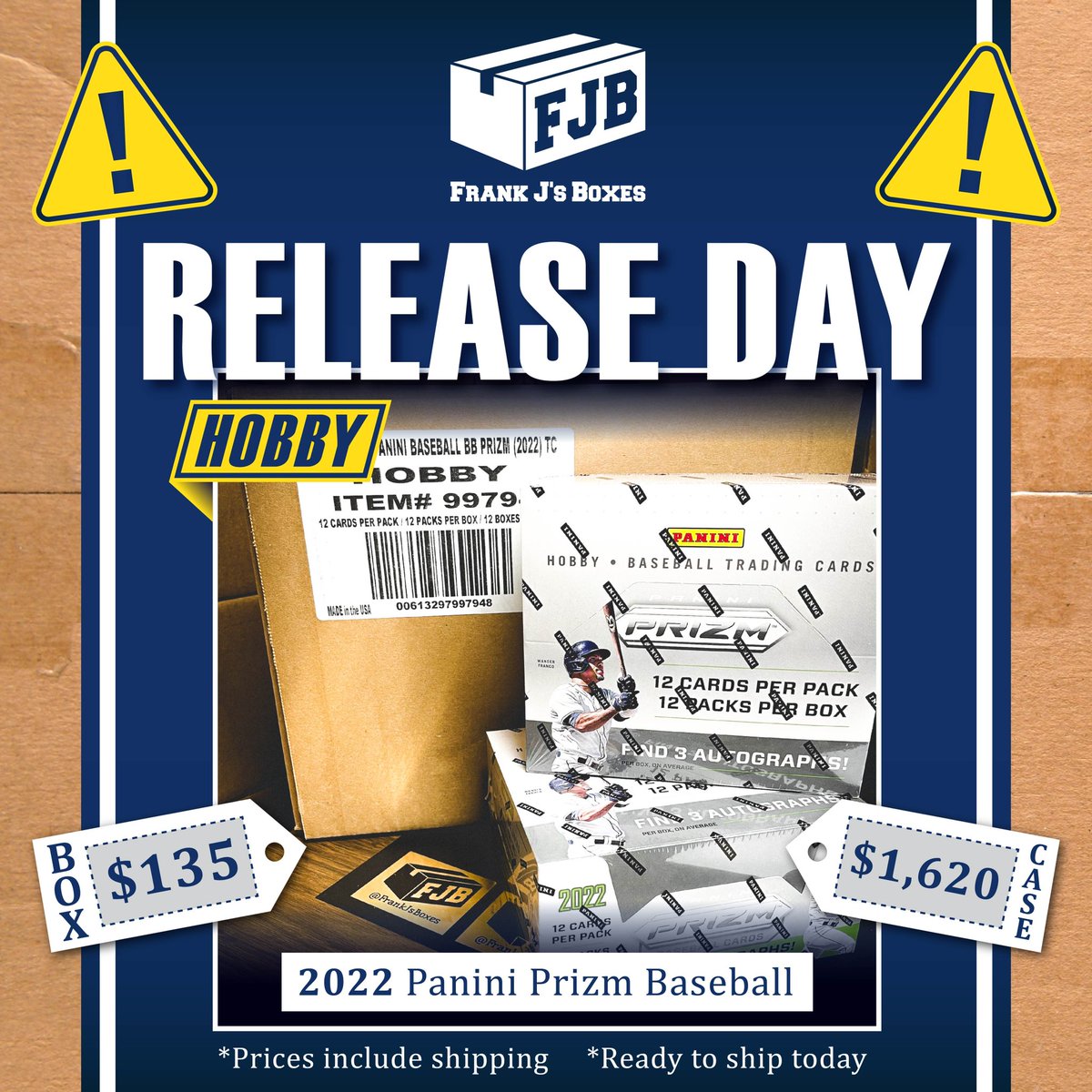 FrankCardMarket's tweet photo. ⚾️⚾️⚾️⚾️⚾️⚾️⚾️⚾️⚾️⚾️⚾️⚾️

2022 Panini Prizm Baseball

$135 shipped, multiple available

Include "Prizm" after your amount claimed or your post will be invalid. Thanks https://t.co/QBBQQ3tBXp
