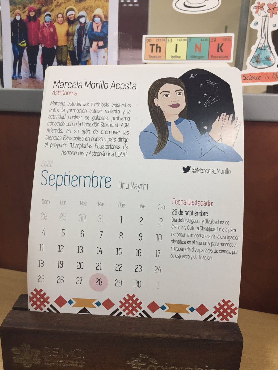 mariacsegovia's tweet photo. Gracias @Marcela_Morillo por acompañarme durante el mes de #Septiembre2022 y enseñarme que las estrellas 🌟 son el límite @CientificasEC @microbiosdigtal . Ella dirige el programa de #OEAA ¡HAGAMOS VACA POR LA CIENCIA! DONACIONES EN: https://t.co/NPnrnplqLA https://t.co/a4T25QGEV1