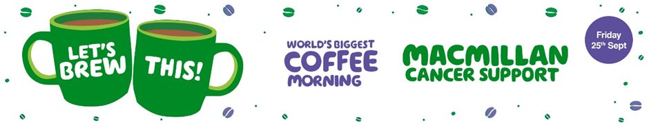 Thank you to all the parents who came to our Macmillan coffee morning today- making it a big success! It was lovely to see you all.