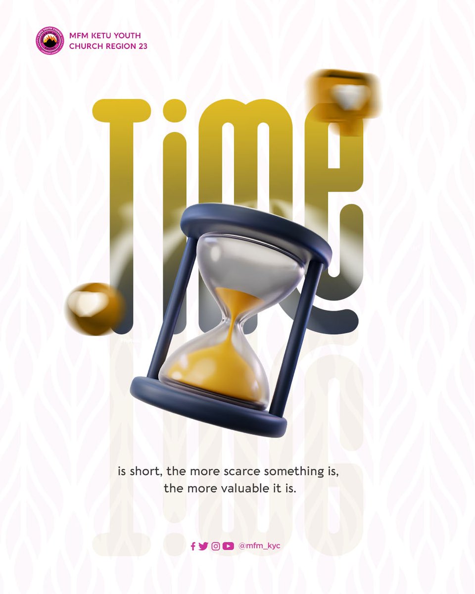 mfm_kyc's tweet photo. Time would not be precious if we would never die.

But since you are never more than a breath ways from eternity, the way you use your time has eternal significance.

Prepare to meet your God. 

#time #eternity #preparetomeetyourGod #mfmkyc #conquerorsassembly #mountainoffire https://t.co/lJNUHRbQLT