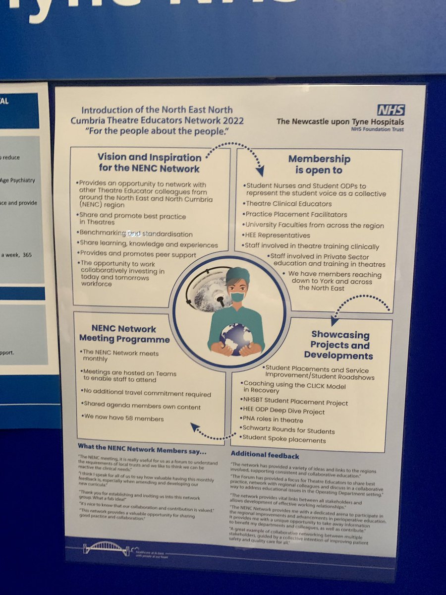winterc93's tweet photo. Promoting the NENC Theatre Education Network promoting a regional conversation and peer support for students, staff, educators,PPFs &amp; university faculties across the north east. At todays HEE Quality Conference@NEQuality22 @NorthumbriaOdp @emashep1 @SorchaMc @NursealisonGray https://t.co/ULggDQNKQ6