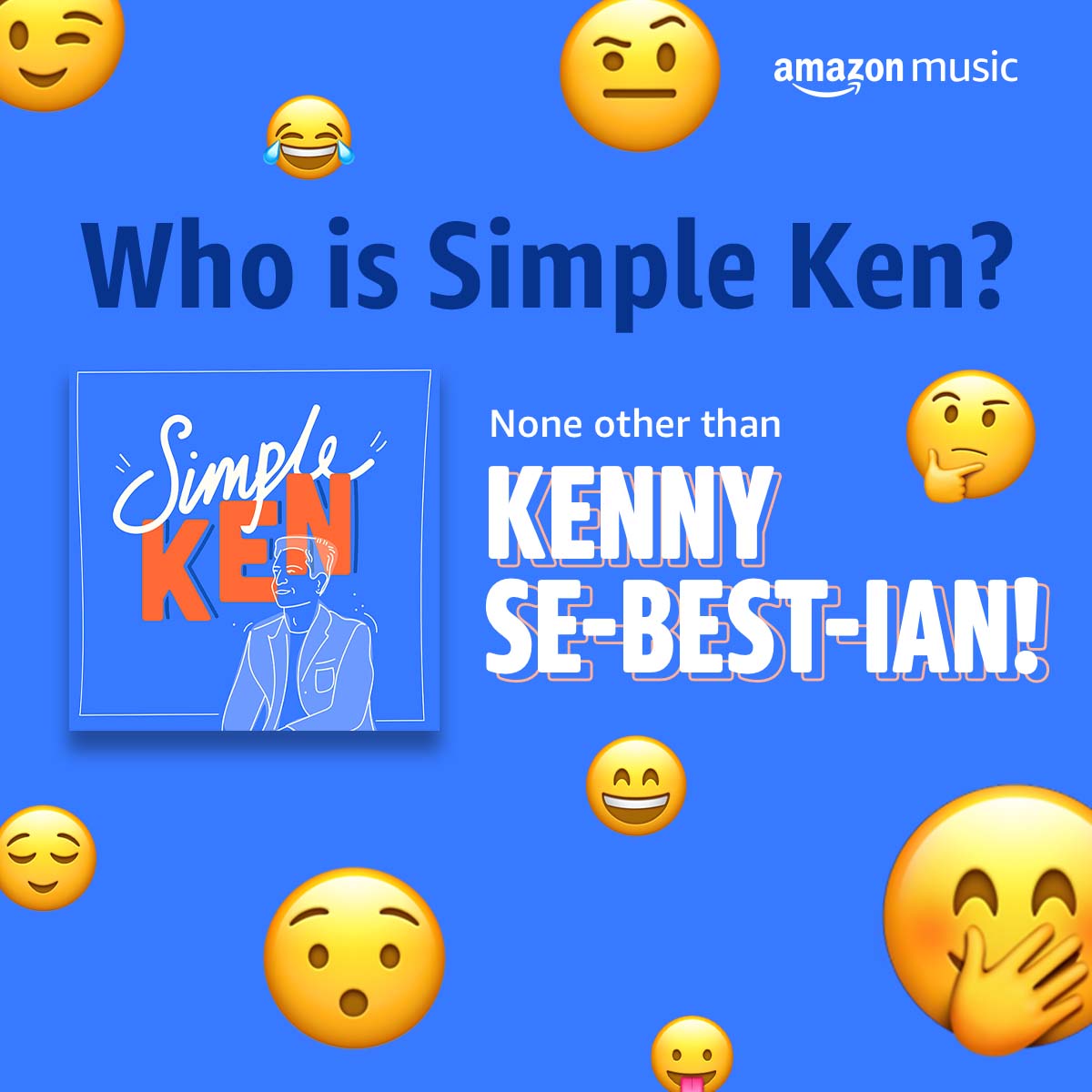 AmazonMusicIN's tweet photo. A sometimes funny &amp; sometimes serious #PodForYou

Hear comics discuss questions from the audience!

Host @knowkenny keepin’ it simple on 🎧 https://t.co/TXGCipvyZ0  

#SimpleKen #PodcastsOnAmazonMusic #Podcast #InternationalPodcastDay https://t.co/I9VnrpJ4oi