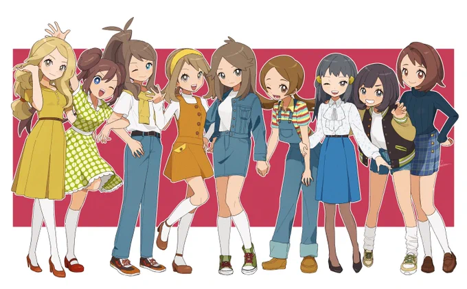 ポケ女主たち(お着替え注意) 