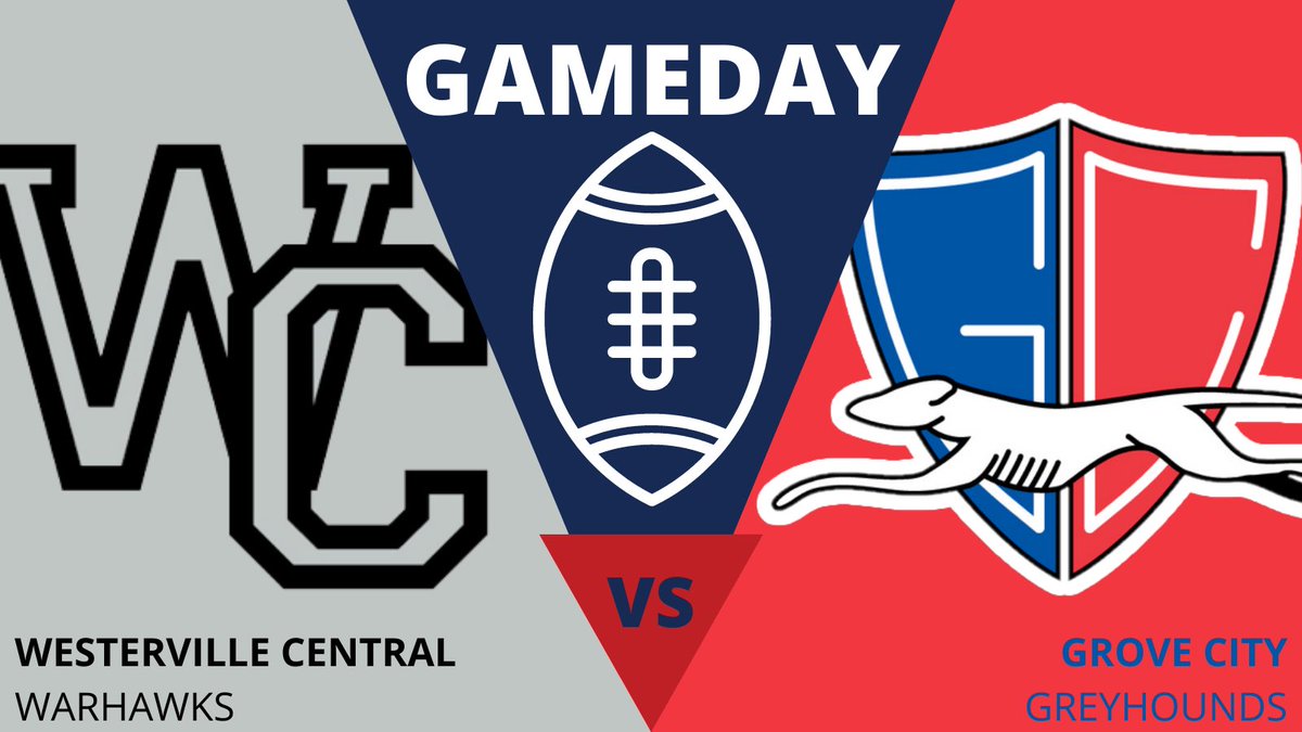CentralOhioSportsNet (@cosnaudio) on Twitter photo 🏈GAMEDAY🏈
<a href="/WCHS_Football/">WCHS 🏈 Warhawks</a> 🆚 @GCHSDAWGS2022
📍Grove City HS
⌚️7PM (645 Pregame)
📻cosnaudio.com/listenlive
<a href="/Athletics_WCHS/">WCHS Athletics</a> <a href="/Warhawks_WCHS/">Westerville Central High School</a> <a href="/dsayre32/">Dawn Sayre</a> <a href="/GreyhoundScores/">GroveCity Greyhounds</a> <a href="/GCHS_Greyhounds/">Grove City HS</a> @ThisWeekFrank @ThisWeekSports <a href="/NBC4FFN/">Football Friday Nite</a> <a href="/hawksnest2023/">The Hawks Nest</a> <a href="/WarhawkCheer/">WCHS Cheerleading</a> 🏈GAMEDAY🏈
<a href="/WCHS_Football/">WCHS 🏈 Warhawks</a> 🆚 @GCHSDAWGS2022
📍Grove City HS
⌚️7PM (645 Pregame)
📻cosnaudio.com/listenlive
<a href="/Athletics_WCHS/">WCHS Athletics</a> <a href="/Warhawks_WCHS/">Westerville Central High School</a> <a href="/dsayre32/">Dawn Sayre</a> <a href="/GreyhoundScores/">GroveCity Greyhounds</a> <a href="/GCHS_Greyhounds/">Grove City HS</a> @ThisWeekFrank @ThisWeekSports <a href="/NBC4FFN/">Football Friday Nite</a> <a href="/hawksnest2023/">The Hawks Nest</a> <a href="/WarhawkCheer/">WCHS Cheerleading</a>